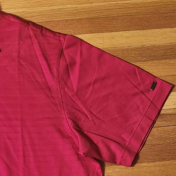 Nike Shirt Mens XL Red Tiger Woods Golf Collection Lakeridge Polo Short Sleeve - Picture 2 of 7